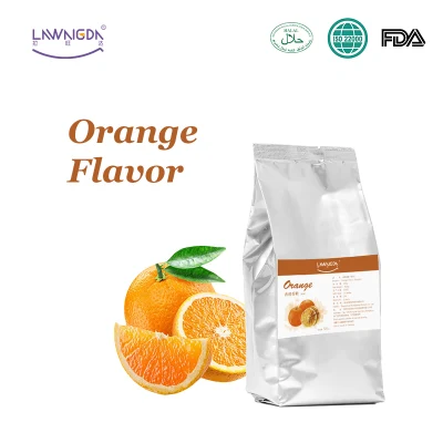 Aroma di arancia dolce in polvere, aroma di arancia commestibile per caramelle in compresse effervescenti in bevande solide